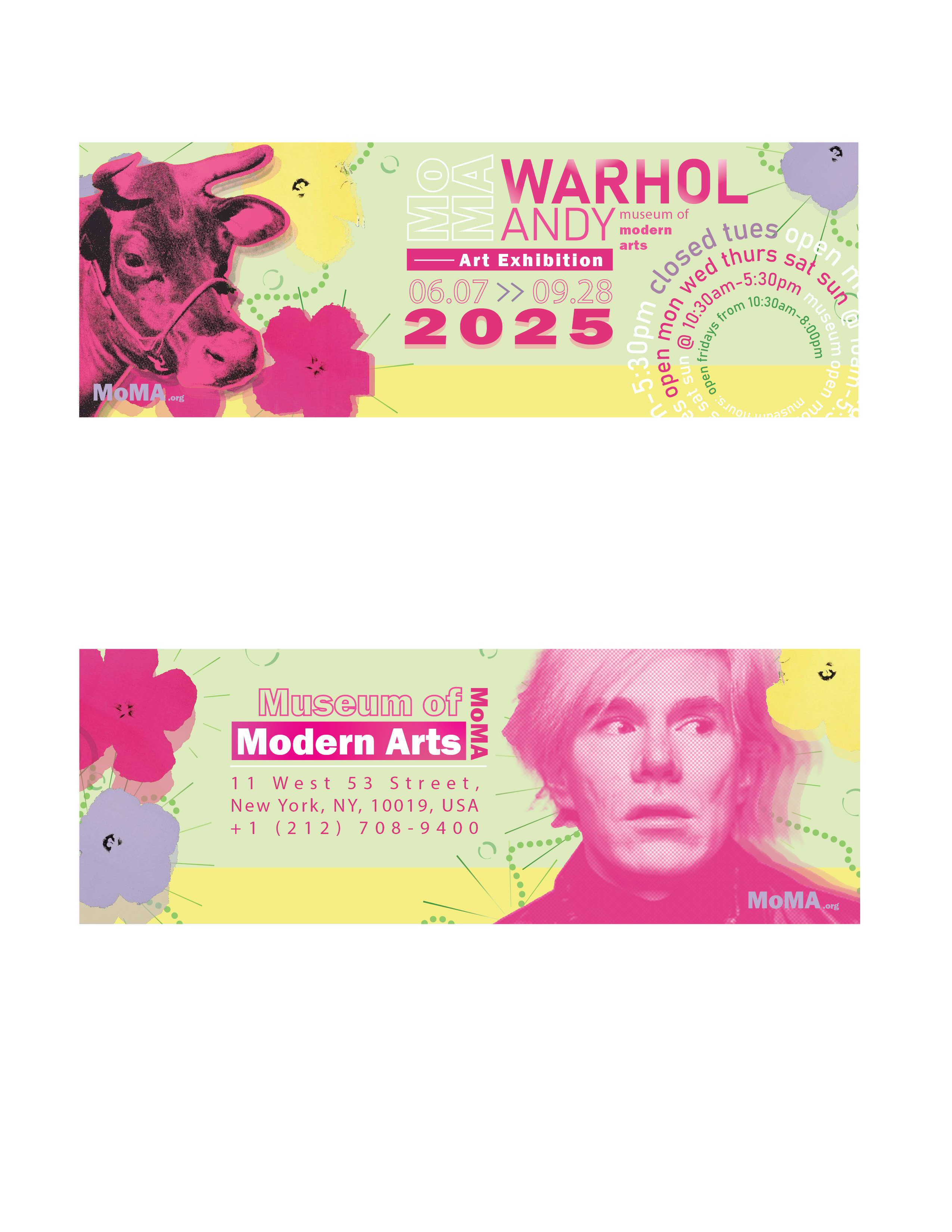 Andy Warhol MOMA poster